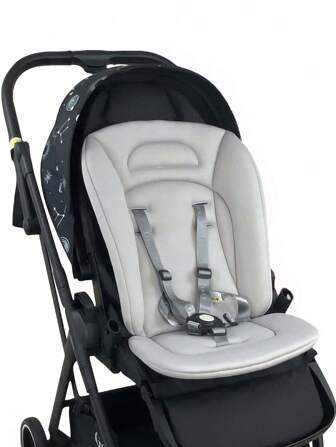 1pc Universal Soft Breathable Baby Stroller Seat Cushion, Infant Travel Napping Mat Suitable For Multiple Strollers