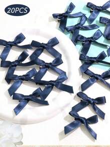 20 piezas/50 piezas Pasadores de pelo en forma de mariposa mini de color azul marino para niños, una excelente opción de regalo