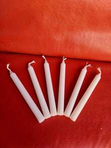 Kit 150 White Candles Sticks No. 2 (13 Cm X 1.2 Cm) Long Burning São Domingos - 150 - Xem 6