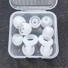 Tappi per le orecchie in silicone riutilizzabili, con riduzione del rumore di 24 dB, 3 misure di punte intercambiabili, lavabili per dormire e ridurre il rumore, comodi e indolori, con custodia portatile inclusa