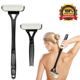 1 Pc Multi-Function Lotion Sunscreen Ointment Applicator Long Handle Body Cleaner Shower Brush Sunscreen Back Applicator