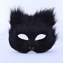 Fox Cosplay Costume Accessories-Fluffys Fox Mask Foxes Tail And Lace Gloves Carnival Party Party Props Halloween