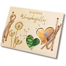 经典风格木质钱包礼品 - 创意木质钱包工艺品 - 毕业贺卡、学生礼金卡、大学生礼物、木质毕业派对贺卡 - 原木色 - 查看 11