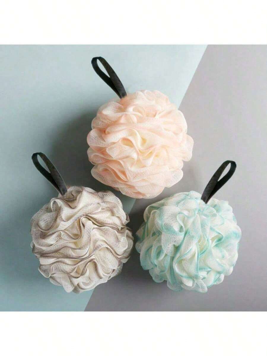 Scrubbing Towel, Bath Ball, Non Scattering Bath Flower,Women's Bath Ball, Scrubbing Magic Tool, Back Scrubbing Foam Net - Màu sắc ngẫu nhiên - Xem 1