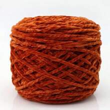 1 Stück 200g Chenillegarn 6mm dick, handgemachtes DIY Gehäkeltes Samt-Effektgarn für Stricken, Schals, Mützen, weiche Decken