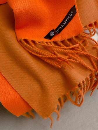 1pc Women Premium Faux Cashmere Pashmina Scarf, Reversible Thick & Warm, Versatile And Windproof, Suitable For Winter For Dress