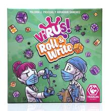 Nuevo juego de mesa "Un Nuevo Virus! Juego de escritura de dados", rueda los dados, los jugadores simulan investigación de virus, prevención y control y otros escenarios, tanto interesantes como estratégicos, adecuado para familia, amigos, fiestas de bar, Navidad, Halloween, Acción de Gracias, regalos de cumpleaños