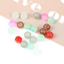 50pcs/Pack Bi-Color Gradient Lucite Beads Bracelet Strand Bead DIY Jewelry Accessories