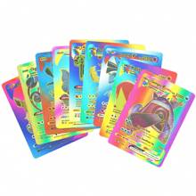pokemon 55 carte Pokémon (serie V, Vmax, GX rare), carte anime da collezionare, regali per fan, adatte per occasioni di festa, fornitura per feste, gioco di carte Pokémon