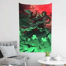 The Grandmaster Of Demonic Cultivation Tapestry Wall Hanging And Desktop Covering, Suitable For Living Room, Bedroom, Dormitory Decoration, Living Room Decoration, Decorative Wall Pieces, Animation Room Decoration - Black - View 5