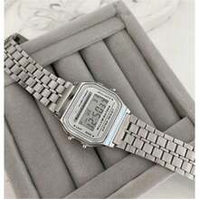 Men's Women's Digital LED Wrist Watch - Bạc - Xem 3
