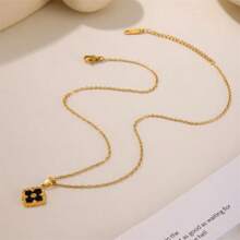 Conjunto de joyas de pulsera, collar y pendientes con flores, estilo accesorio de palacio de rombos, de estilo europeo y estadounidense