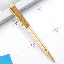 1PC Personalized Engraved Glitter Ballpoint Pen, Customized Quicksand Ballpoint Pen,Gift For Women, Stationery, Office Accessories,Writing Tools, School Supplies,Back To School