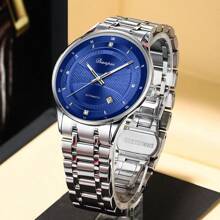 Classic Men's Automatic Mechanical Watch, Luminous Stainless Steel Casual Watch, Automatic Winding Luxury Men's Watch, Ideal Men's Gift Choicemen Watches High Quality