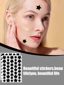352 szt. plastrów w kształcie gwiazdek, okrągłe plastry, osłona twarzy - bezzapachowe, parabenowe - unisex dla dorosłych, kompatybilne ze wszystkimi typami skóry, bez zapachu, bez alkoholu, bez składników, delikatne i niedrażniące, stosowane do dekoracji twarzy, zakrywające trądzik i niedoskonałości za pomocą uroczych naklejek, zabawne naklejki z kreskówek, wodoodporne i odporne na pot mini naklejki, odpowiednie na imprezy, do biur i inne okazje z uroczymi naklejkami