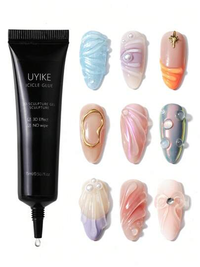 3D-Gel - Nail Modeling Gel, geeignet für DIY Nagel Design, Bemalung, Modellierung, Schnitzerei und Halloweendekoration