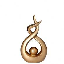 Figura de resina de estilo nórdico lujosa, decoración creativa para sala de estar, recibidor o gabinete, ideal como regalo de inauguración del hogar