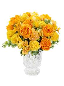 1PC/3PCS Artificial 7-Head Peony Silk Hydrangea Bouquet, Bride Holding Flower Material, Home, Dining Room, Vase Decoration, Wedding Decoration, Background Wall Decoration, Flower Wedding Car With DIY Wreath Material, Door Lintel, Flower Material, Valentine's Day Gift, Autumn Decoration,Fall Decor,Autumn