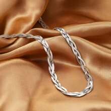 1 pièce Bracelet en acier inoxydable plaqué or fait à la main, accessoire minimaliste pour l'été