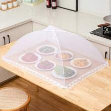 1pc Large Foldable Food CoverAnti-Fly Kitchen & Outdoor Camping Mesh Tent