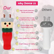 Set de 2 juegos de telar de punto, juego de tejer muñecas de madera adorables, kits de tejer francés, herramientas DIY para tejer pulseras