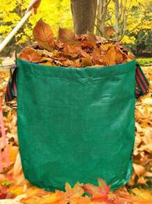 1 Stück wasserundurchlässiger Blatt-Sack mit großem Volumen, faltbarer Garten/Außen Müll-Sammel-Sack