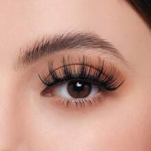 8-Pair 3D Fluffy Mink Lashes - Natural Volume Set (Feathery Lightweight For Everyday Glam)