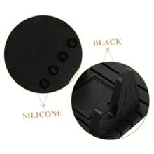[Soporte ergonómico para teléfono para conducir] Soporte ergonómico para teléfono de silicona para el salpicadero - Soporte para coche antideslizante, ángulo de visión de 120° para conducir, sin necesidad de batería