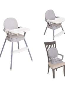 Silla Periquera Portátil para Bebé – Color Gris, Liviana y Segura | PEKE BABY - Gris - Ver 2