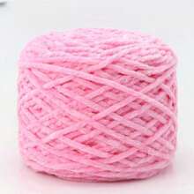1 Stück 200g Chenillegarn 6mm dick, handgemachtes DIY Gehäkeltes Samt-Effektgarn für Stricken, Schals, Mützen, weiche Decken
