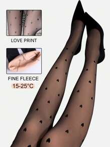 1pc 80g/220g Women's Spring And Autumn Silk Stockings, Black Sexy Transparent Long Socks, Autumn And Winter Thick Plush Warm Leggings And Pantyhose, Winter Work And Business Tight Pants (Suitable For 10-25 ° C)