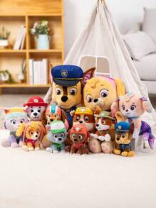 Spin Master Peluche de la Patrulla Canina Sky Blue Piloto Paracaidista - Spin Master GUND de 6 pulgadas con alas plateadas y emblema de llama para el equipo de rescate, para niños a partir de 1 año