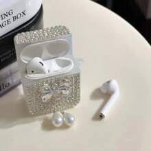 1 个水晶蝴蝶耳塞套适用于 Apple 2/3/4 Pro 2 系列，防震