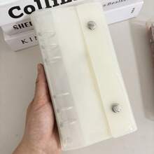 A6 Narrow Loose Leaf Cover, 10pcs 1 Grid 2 Grid 3-Inch Storage Bags, Postcards Binder Collect Book Organizer,Back To School,School Supplies