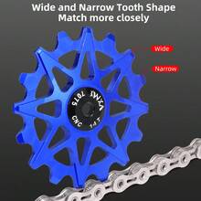 10T/12T/14T/16T Aluminum Alloy Positive/Negative Tooth Ceramic Bearing Derailleur Pulley Wheel For Mountain/Road Bike - Multicolor - View 7