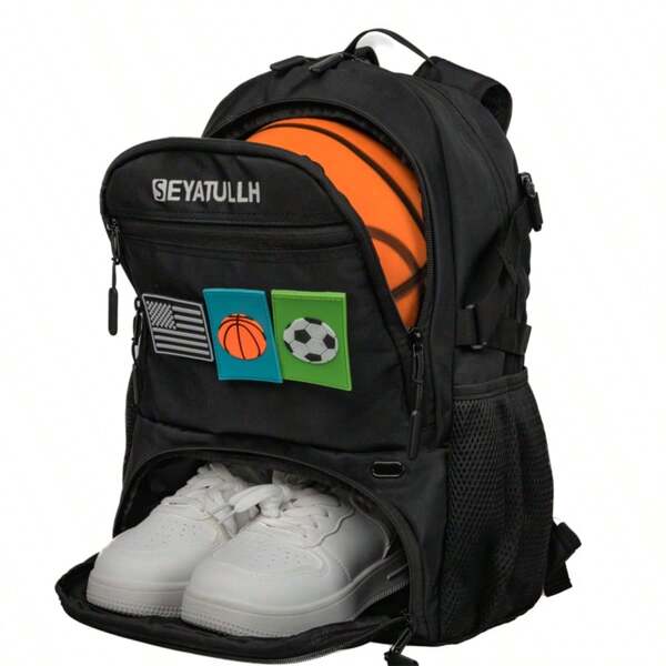 SEYATULLH Sac d'équipement de basketball/football SEYATULLH, sac à dos léger avec grande capacité de stockage, sac de sport multifonction pour l'extérieur