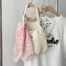 Custom Color Printing Name Scarf – Women's Hair Ribbon, Neck Scarf, Headband, Spring Summer Square Scarf – Multiple Colors