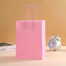 24 Stück mittelgroße Papiertüten 16x22x8cm aus Kraftpapier, wiederverwendbare Geschenktüten, Tüten, Partytüten, Hochzeitstüten, Geschenktüten für Freunde