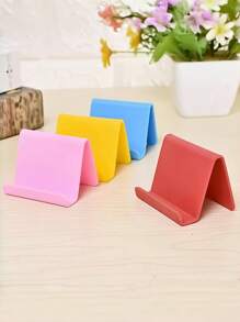 Suporte de mesa para celular e tablet, 5 peças, plástico, antiderrapante, de cor aleatória, multifuncional, compacto, para tablet, suporte para transmissão ao vivo e maratona de vídeos, ideal para celulares e tablets