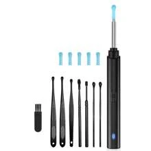 Ear Wax Removal Tool Camera, Ear Cleaner With Light And Camera Ear Wax Cleaner With 8pcs Ear Set Earwax Removal Kit Compatible Suitable For Cell Phones And Tablets