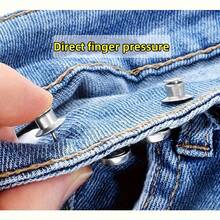 2/4pcs Four-Leaf Clover Buckle Waist Adjusters, Sewingless Adjustable Waistband, Detachable Pants Clips Fit For Various Pants