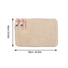 1/2 piezas Alfombras de baño de lujo ultra suaves - Antideslizantes, súper absorbentes y de secado rápido - Cómodos tapetes de piso para ducha, bañera y lavabo