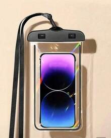 Large Floating Waterproof Phone Bag, Suitable For All Mobile Phones, Suitable For Surfing, Pipeline Travel, Beach, Boating, Fishing, Swimming, Kayaking, Snorkeling, Cruise Ships, Water Parks And Other Vacation Travel Essentials, Perfect For Couples. - 黑色 - 查看 4