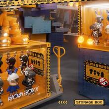 Transparent Display Case With Light, Display Stand Organizer, Dustproof Protection, Showcase For Pop Collectible Figures And Toys