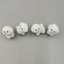 4pcs/Set - Glow-In-The-Dark & Regular Cute Puppy (Glow-In-The-Dark Requires Light Exposure To Glow), Sandals Slippers DIY Decoration Accessories, Shoe Charms, Perfect Gift, Charming Decor - Multicolor - View 12