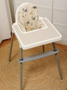 1 Set Baby Hochstuhl Fußstütze aus natürlichem Bambus Holz mit Höhenverstellung, passend für Antilop Hochstuhl, rutschfest und stabil, Baby Hochstuhl Zubehör
