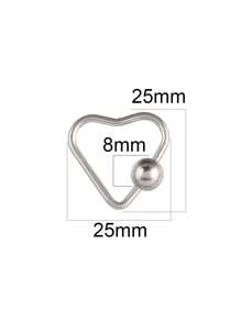 2 piezas Cierre de gancho en forma de corazón con cerradura de tornillo de acero inoxidable, color dorado, ganchos en espiral para hacer accesorios de joyería, collares y pulseras DIY
