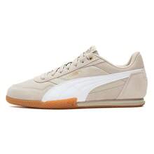 Puma Zapatillas de mujer de corte bajo con cordones, BELLA DONNA NYLON, zapatos deportivos ligeros y cómodos, para uso casual y diario, 403554 - Gris grava-Blanco Puma-Dorado - Ver 7