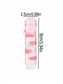1 Pc Cat's Paw Shaped Eraser, Creative Push-Pull Design Style, Eraser That Uses Pencil To Answer Questions In Textbooks, Homework Writing Errors And Exam Answer Errors, Fashionable And Portable School Supplies, A Must-Have For Back-To-School Season. School Supplies,Back To School