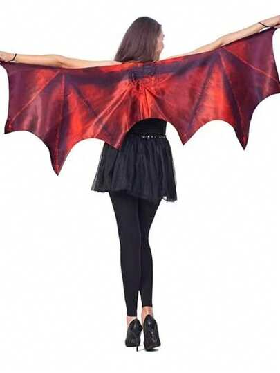 1 pieza Disfraz de alas de cuerno de dragón verde y púrpura para disfrazarse, ideal para fiestas, carnavales y regalos de Halloween